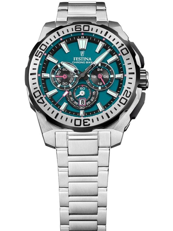 Festina Festina Zegarek F20724-6 Srebrny