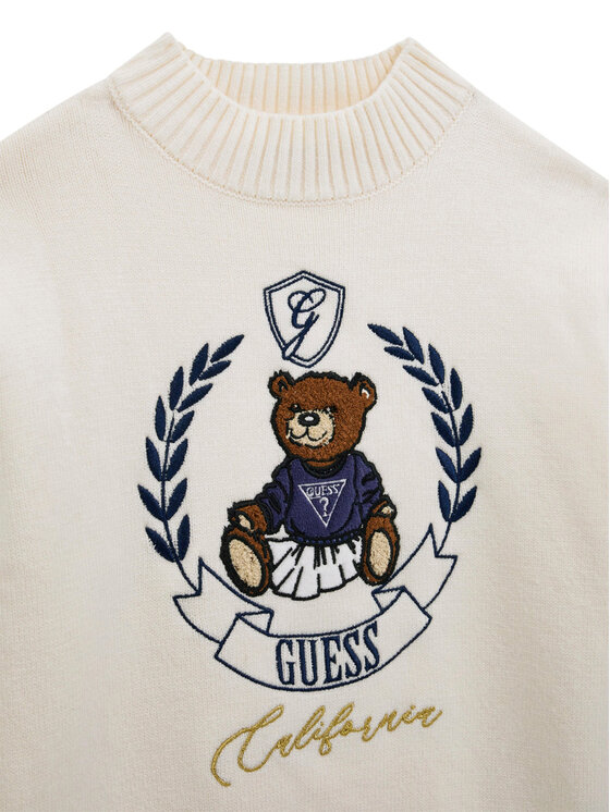 Guess Guess Πουλόβερ J5BR11 Z3GS0 Λευκό Regular Fit