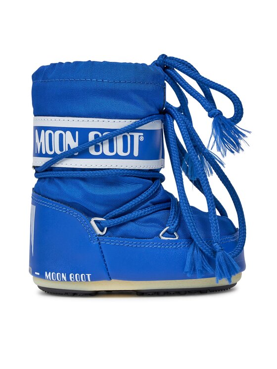 moon boot bottes de neige mini nylon 14004300075 bleu