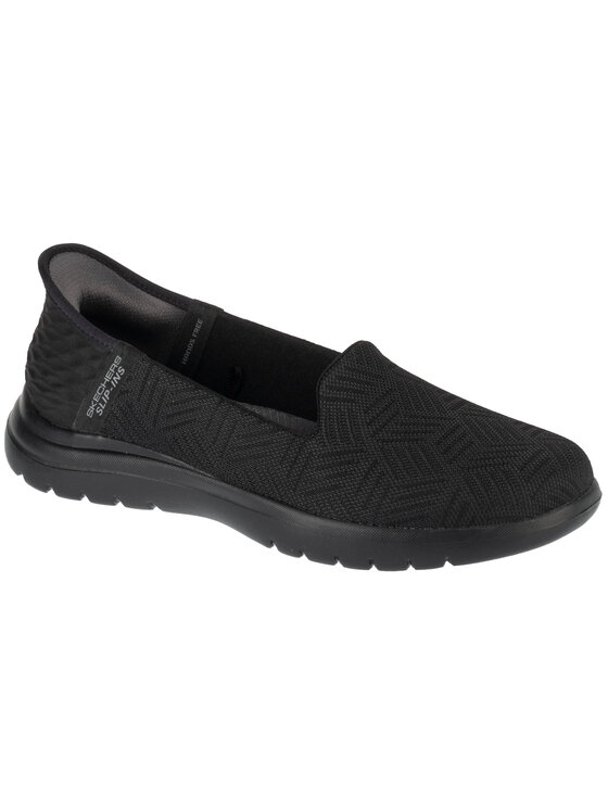 Półbuty Skechers, Rozmiar 41, Czarne, Skechers Slip-Ins On The Go Flex - Clover