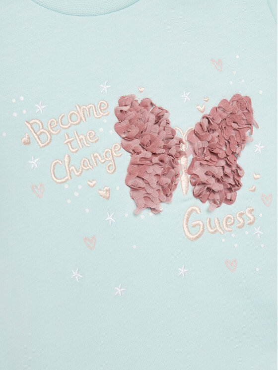 Guess Guess Komplet bluza in hlače A5RG19 KA6R4 Modra Regular Fit
