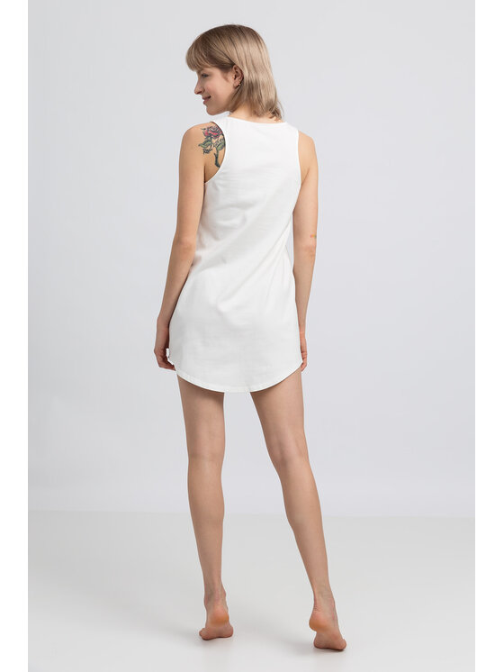 LaLupa LaLupa Koszula nocna LA050 Biały Comfortable Fit