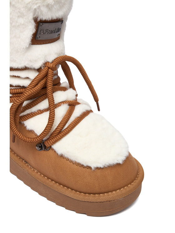 D.Franklin D.Franklin Stivali da neve DFSH370022 Marrone