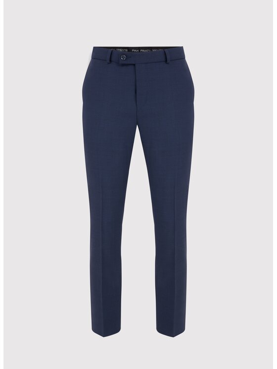 Pako Lorente Pako Lorente Spodnie garniturowe P24SF-6G-025 Granatowy Slim Fit