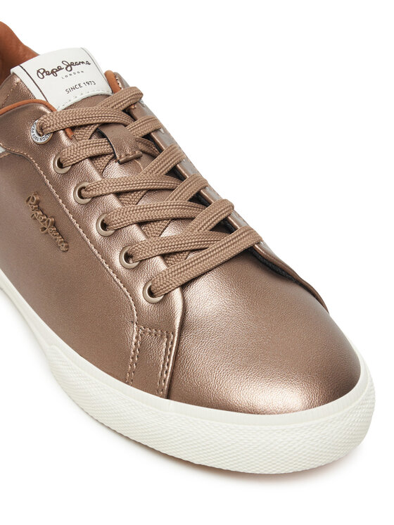 Pepe Jeans Pepe Jeans Sneakersy Kenton Glam W PLS300005 Zlatá