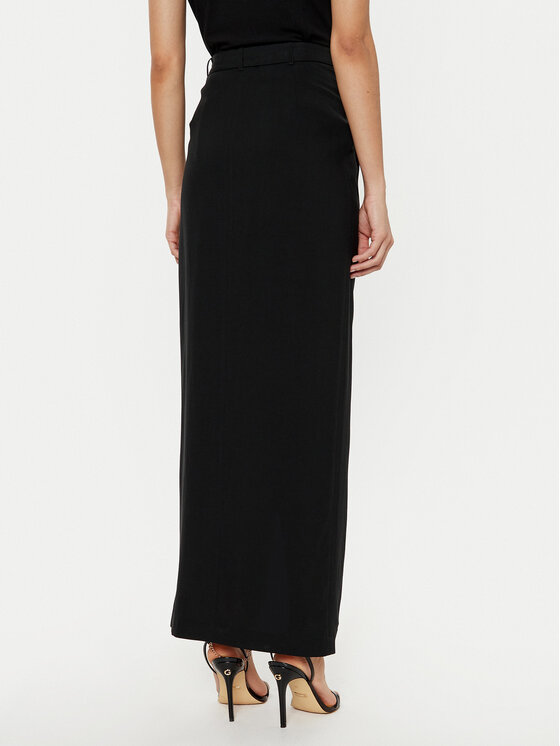 Versace Jeans Couture Versace Jeans Couture Maxi szoknya 78HAE802 N0432 Fekete Regular Fit