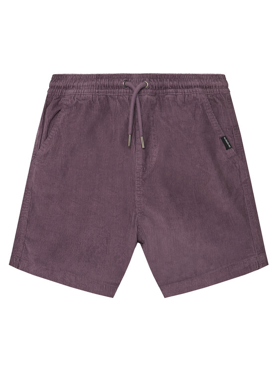 Quiksilver Quiksilver Шорти з тканини Taxer Cord EQBWS03371 Фіолетовий Regular Fit