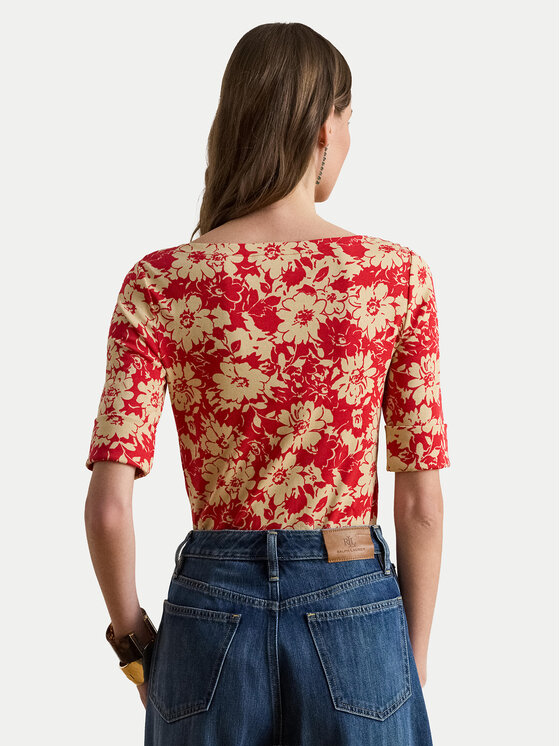 LAUREN RALPH LAUREN LAUREN RALPH LAUREN Bluză 200P09078001 Roșu Slim Fit