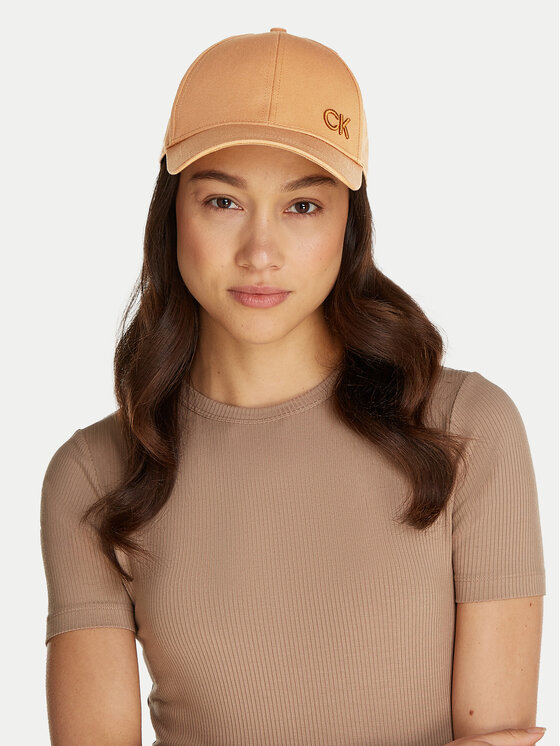 Calvin Klein Calvin Klein Czapka z daszkiem K60K612000 Beżowy