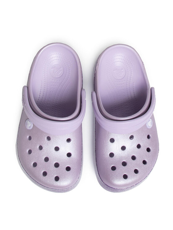 Crocs Șlapi Crocband Glitter Clog K 205936 Violet | Modivo.ro