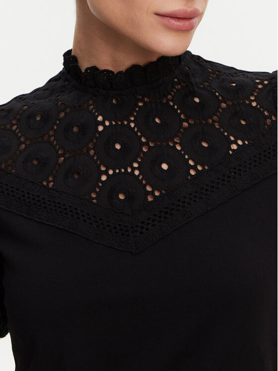 Morgan Morgan Bluse 241-DULIE Schwarz Regular Fit