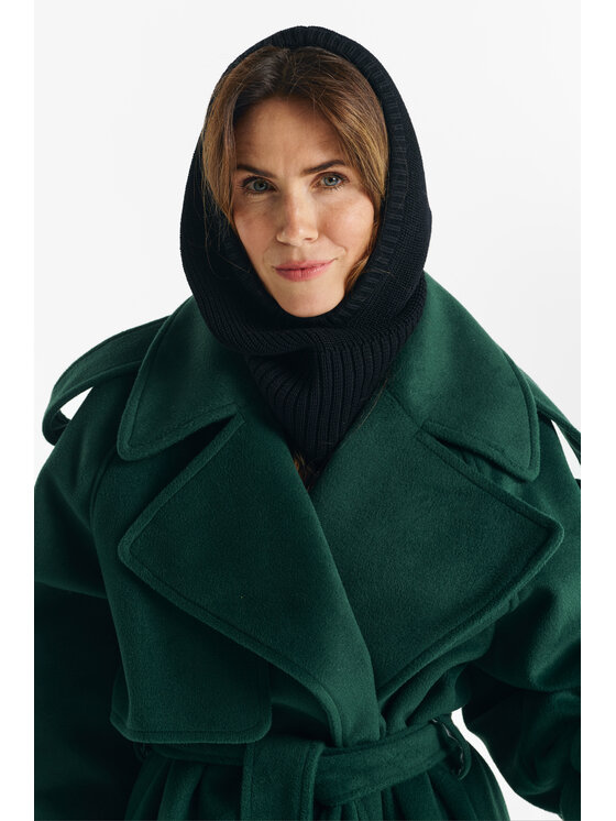 Salme Salme Komin Balaclava Czarny