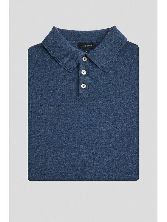 Lancerto Lancerto Polo Nils PO073125000053 Granatowy Regular Fit