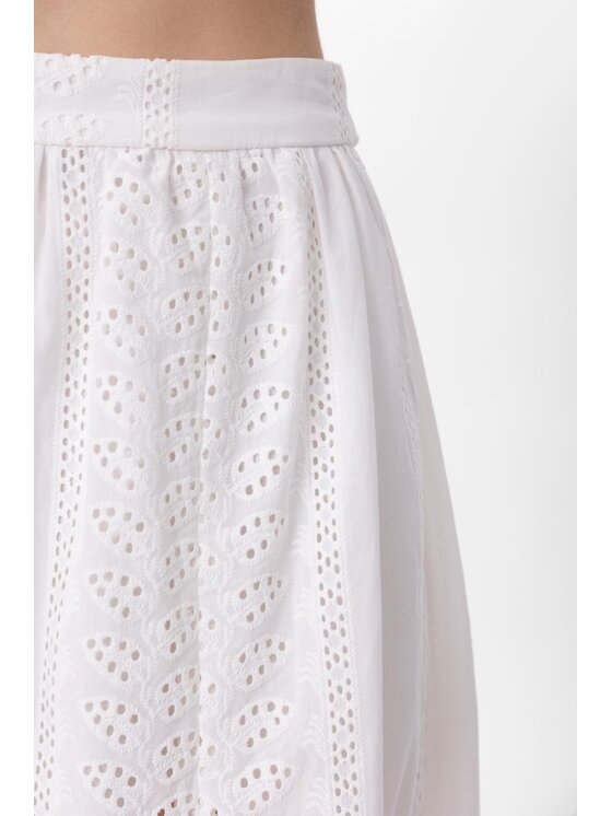 LAURELLA LAURELLA Sukňa 7UL021 Biela Regular Fit