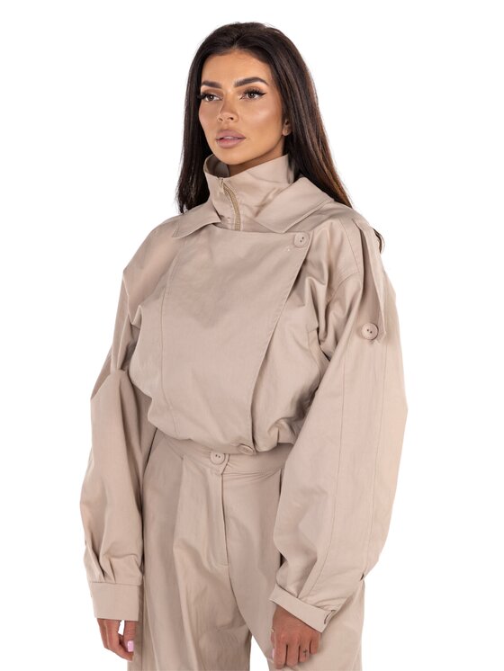 Love Saints Love Saints Komplet bluzka i spodnie L26LF-KA-K09 Beżowy Regular Fit
