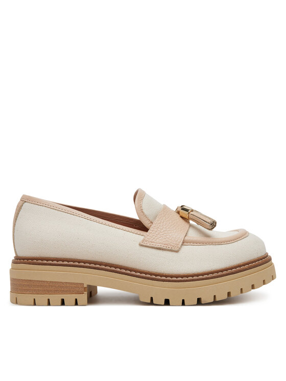 Pollini Pollini Loaferek SA10144G1MTO112A Ekru