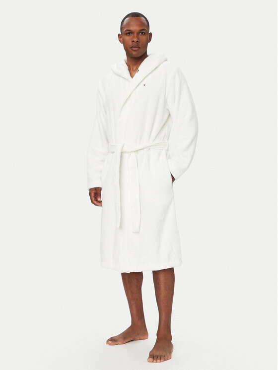 Tommy Hilfiger Tommy Hilfiger Ρόμπα UM0UM03660 Λευκό Relaxed Fit