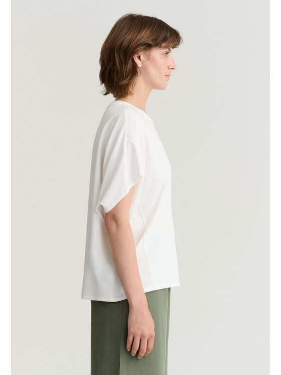 TATUUM TATUUM Bluzka POLIN Kremowy Loose Fit