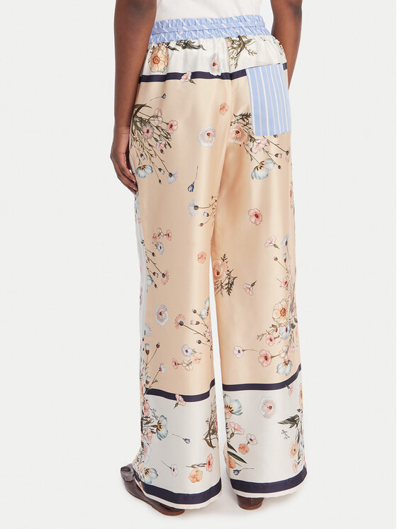 Liu Jo Liu Jo Stoffhose WA6358 T2555 Beige Relaxed Fit