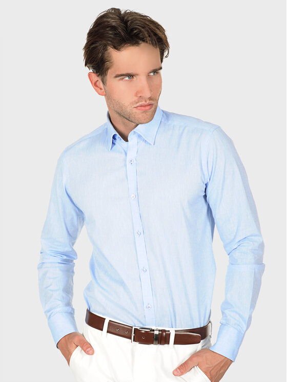 Evenemen Evenemen Koszula James Blue Niebieski Slim Fit
