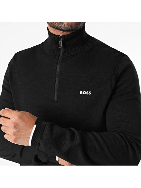 BOSS BOSS Sweter K_Ever 50541965 Czarny Regular Fit