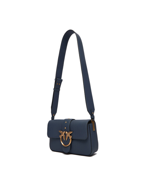 PINKO PINKO Táska Love One Mini Slouchy Fl Al 25-26 104340 A2OX Sötétkék