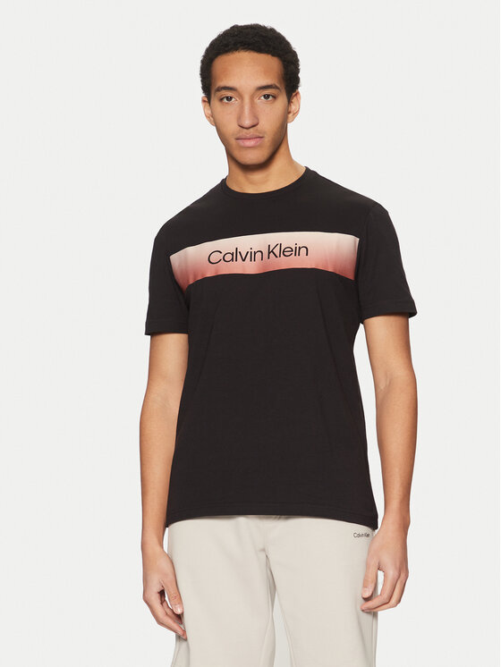 Calvin Klein Calvin Klein Marškinėliai K10K114163 Juoda Regular Fit