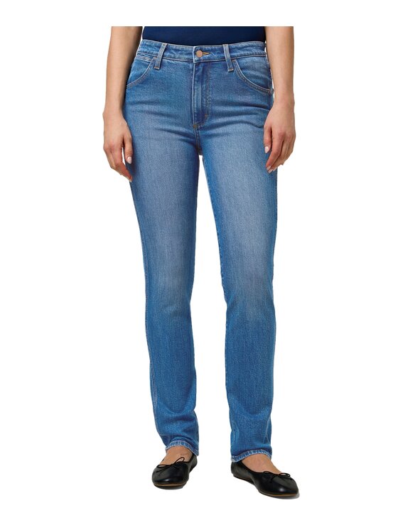 Wrangler Wrangler Jeansy 112371168 Niebieski Slim Fit