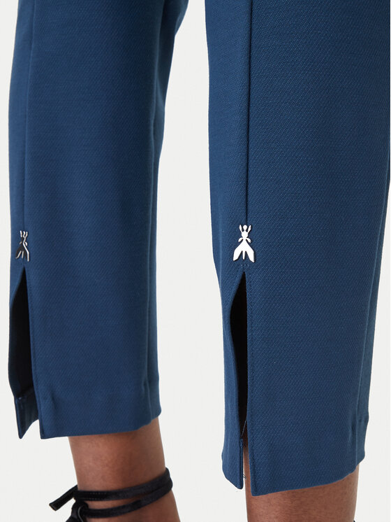 Patrizia Pepe Patrizia Pepe Riidest püksid 8P082/ A715 Sinine Slim Fit