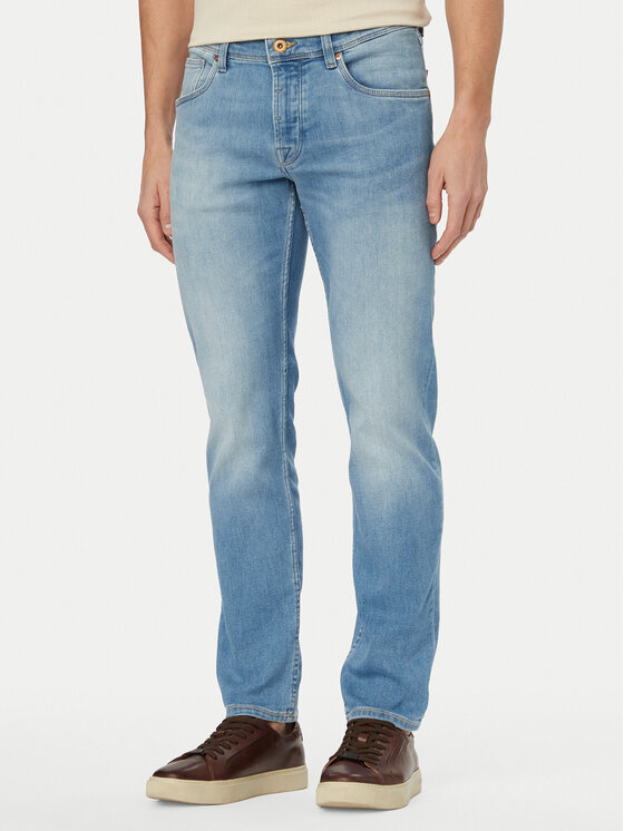 Bugatti Bugatti Džinsi 3108D-16671E Zils Slim Fit