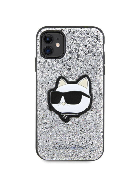 KARL LAGERFELD KARL LAGERFELD Etui na telefon iPhone 11 Srebrny