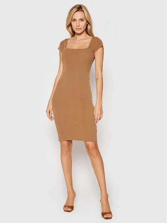 Vestito di maglia Charlotte W1YK85 Z2U00 Marrone