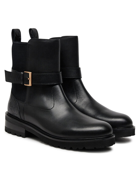 JOOP! JOOP! Polokozačky Chelsea 4140007699 Černá