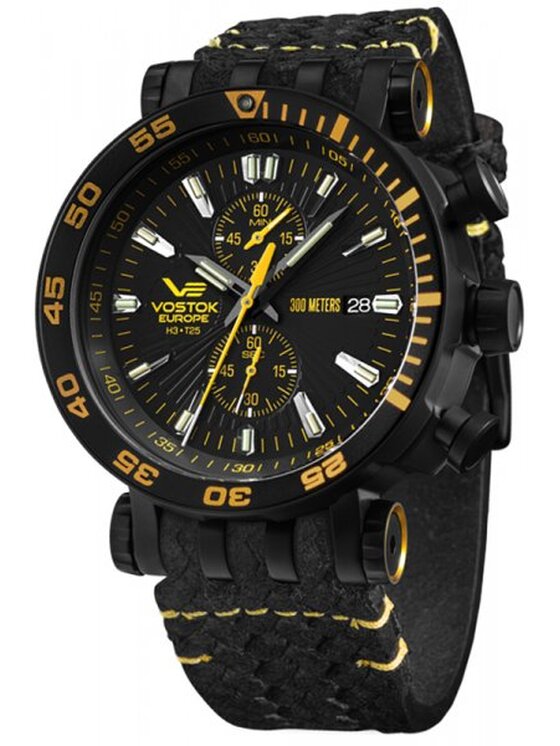 Vostok Europe Vostok Europe Zegarek VK61-575C589 Czarny