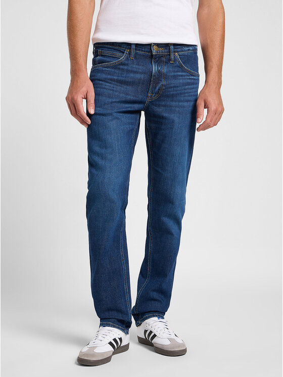 Lee Lee Jeansy DAREN ZIP FLY Niebieski Regular Fit