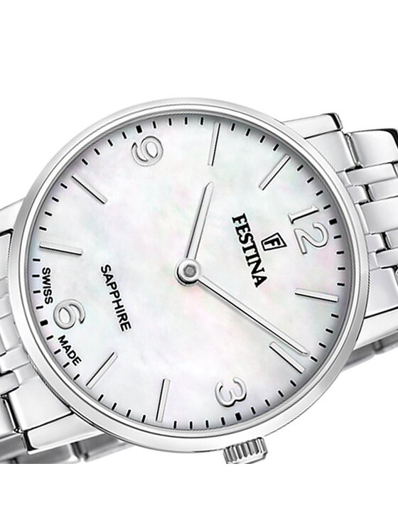 Festina Festina Ρολόι F20047-2 Ασημί