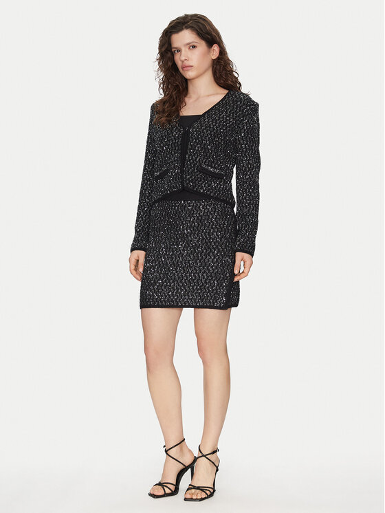 Liu Jo Liu Jo Fustă mini WF4023 MA06P Negru Regular Fit