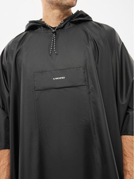 Viking Viking Ponczo Vesper Czarny Regular Fit
