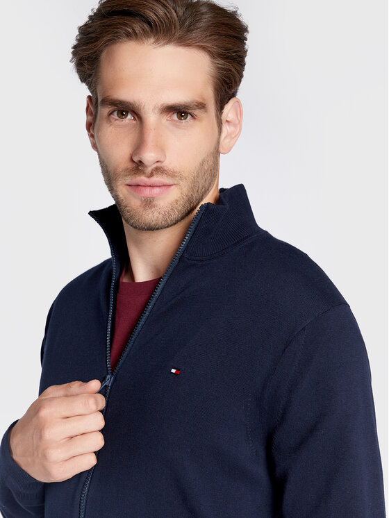 Tommy Hilfiger Tommy Hilfiger Cardigan MW0MW22747 Blu scuro Regular Fit