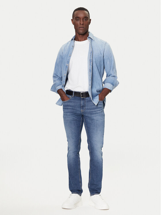 Tommy Jeans Tommy Jeans Blugi DM0DM22203 Albastru Slim Fit