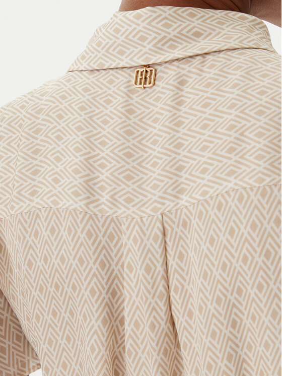 Fracomina Fracomina Vestito da giorno FR25SD1011W774J7 Beige Regular Fit