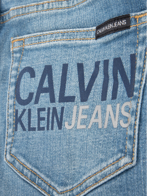 Calvin Klein Jeans Calvin Klein Jeans Traperice Pine Light IB0IB00335 Plava Skinny Fit