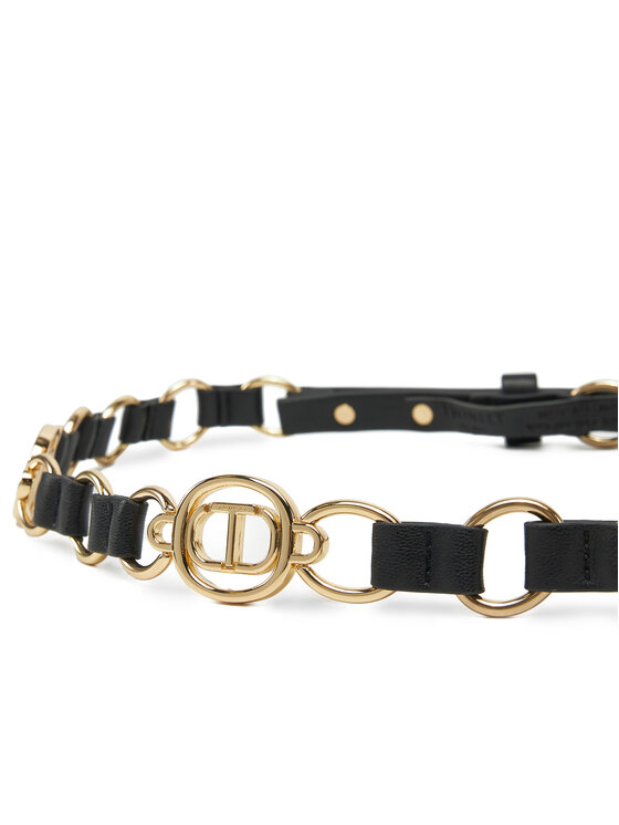 TWINSET TWINSET Ζώνη Γυναικεία 242TO5180 Μαύρο