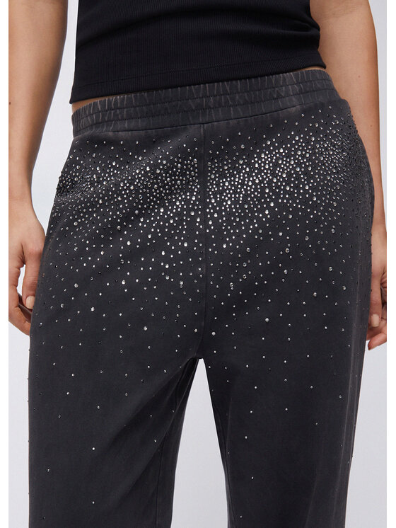 Liu Jo Liu Jo Spodnie materiałowe TA6102JS008P9282 Czarny Regular Fit