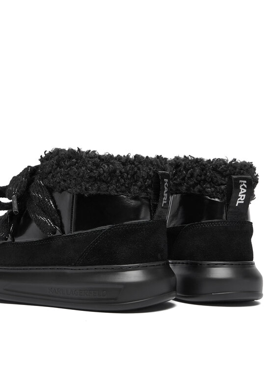 KARL LAGERFELD KARL LAGERFELD Sniega zābaki Kapri Kosi KL44525 Melns