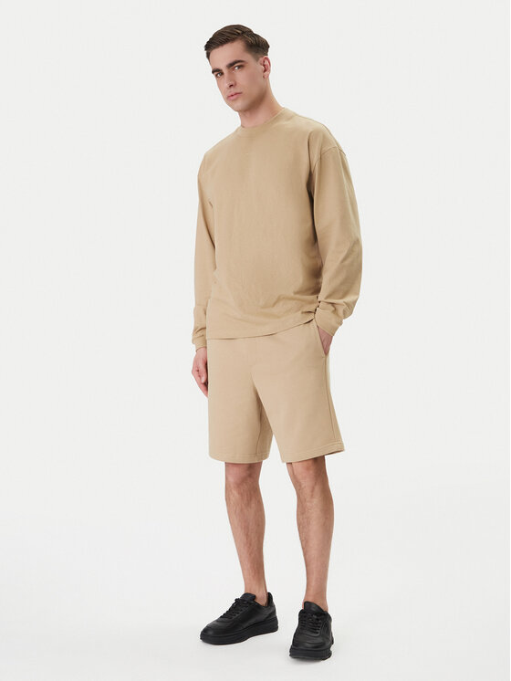 HUGO HUGO Pantaloncini sportivi Dayono 50530696 Beige Relaxed Fit