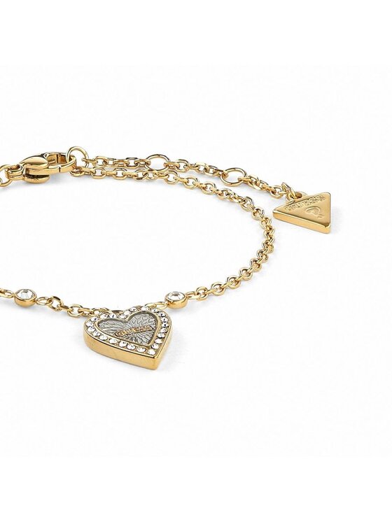Guess Guess Βραχιόλι JUBB03242JW-YG-RH-S Ασημί