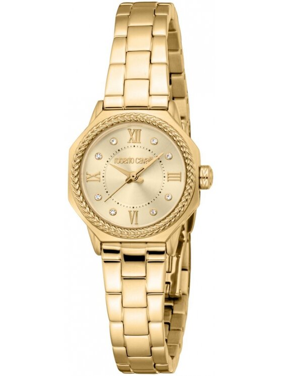 Roberto Cavalli Roberto Cavalli Zegarek RC5L122M0055 Złoty