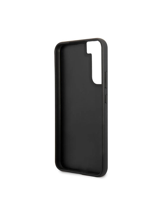 Guess Guess Etui na telefon 4G Metal Gold Logo Szary