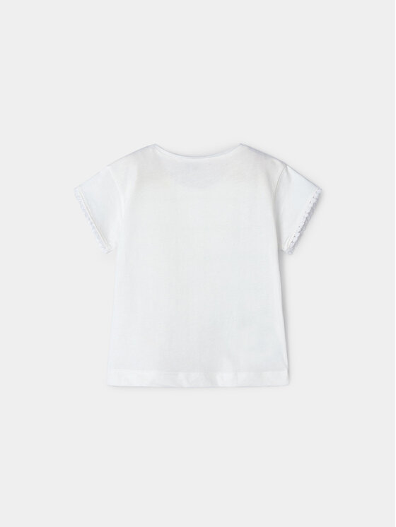 Mayoral Mayoral T-krekls 3083 Écru Regular Fit